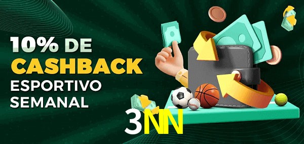 10% de bônus de cashback na 3NN